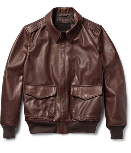 Adam Spencer Brown Leather Jacket