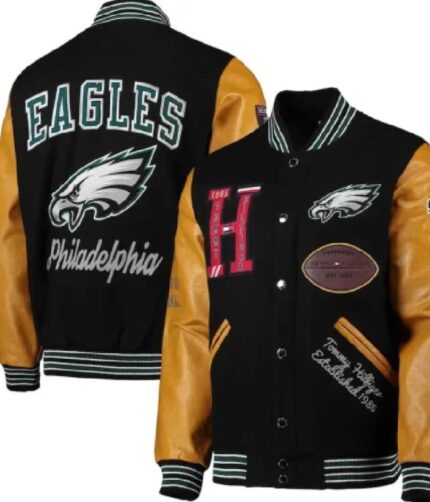 Hilfiger Heritage Philadelphia Eagles Varsity Jacket