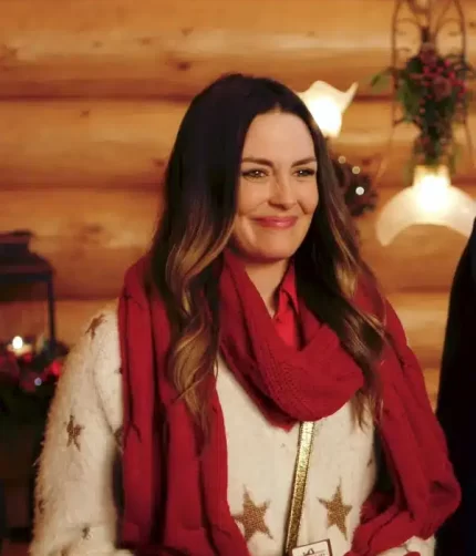 Taylor Cole Long Lost Christmas Haley White Sweater