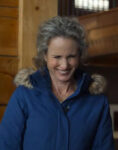 The Other Zoey 2023 Andie Macdowell Blue Parka Coat